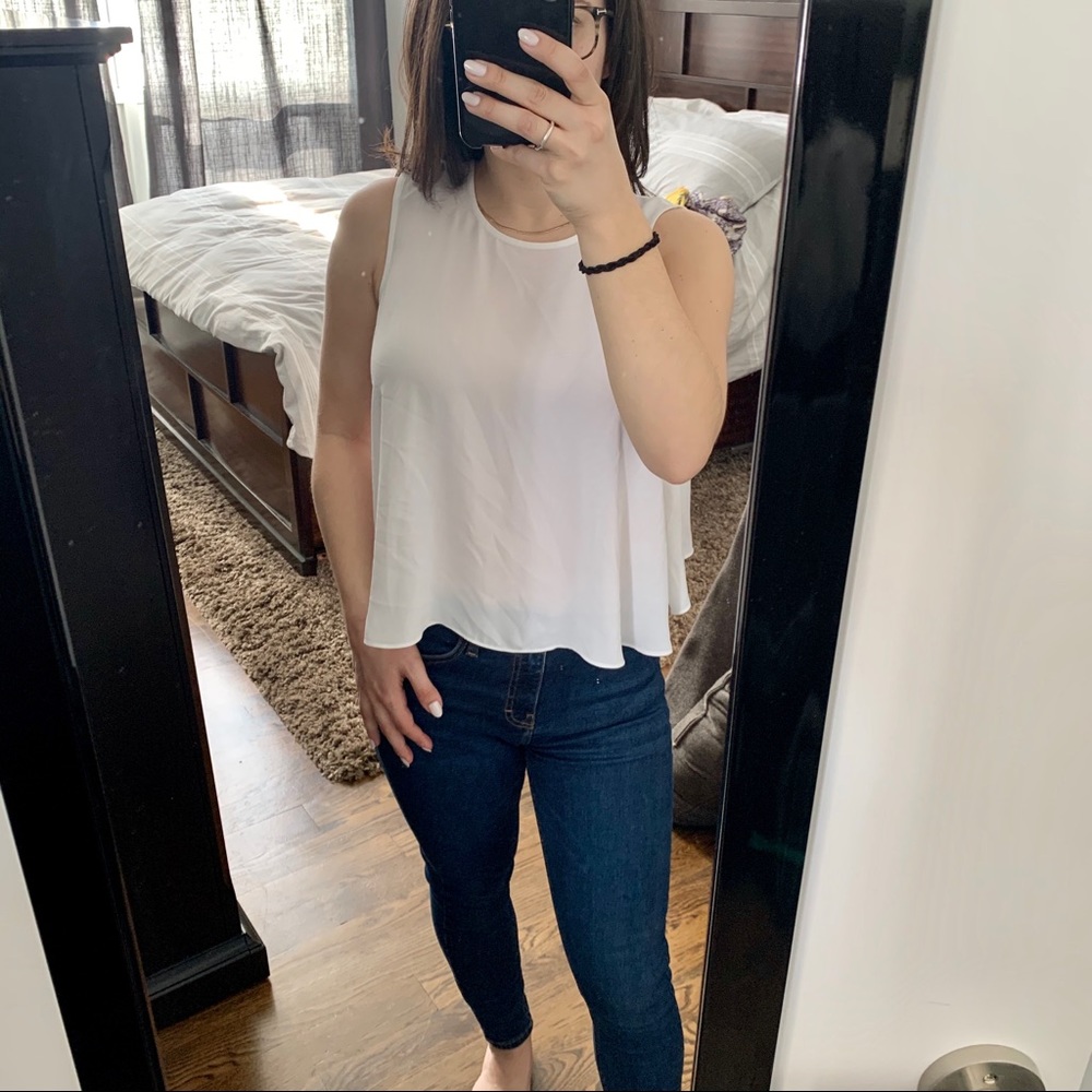 Open Back Tank Top